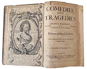 Die boek, Comedies and tragedies, deur Beaumont, F., & Fletcher, J., 1647.